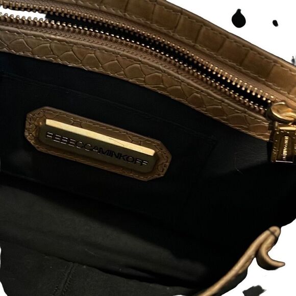 REBECCA MINKOFF Vanity Saddle faux snakeskin purse - Picture 5 of 12